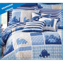 Kids Bedding Dragon Theme Printed Polyester Coverlet Set